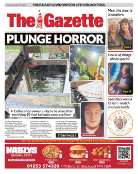 Cover of Blackpool Gazette