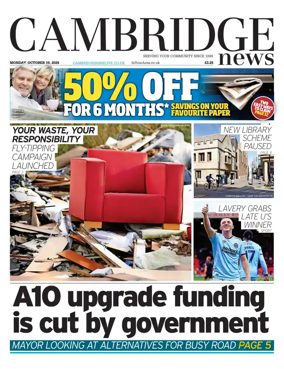 Cover of Cambridge News