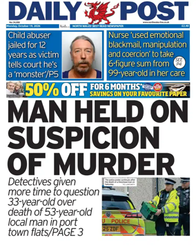 Cover of Daily Post (North Wales)