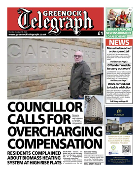 Cover of Greenock Telegraph