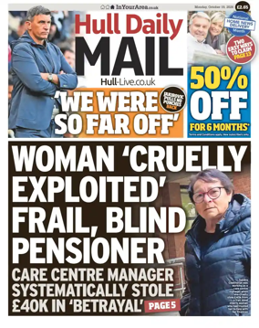 Cover of Hull Daily Mail