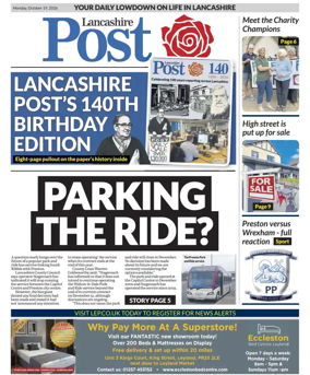 Cover of Lancashire Evening Post