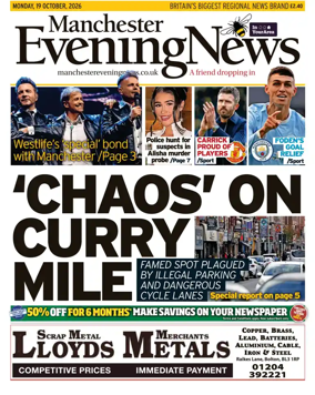 Cover of Manchester Evening News