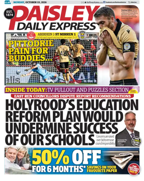 Cover of Paisley Daily Express