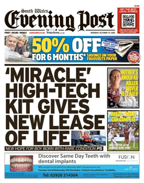 Cover of South Wales Evening Post
