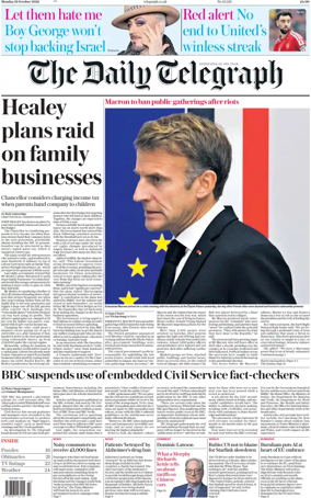 Cover of The Daily Telegraph