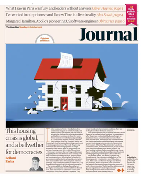 Cover of The Guardian e-paper Journal
