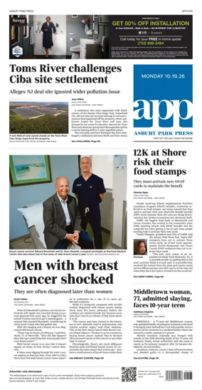 Cover of Asbury Park Press
