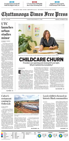 Cover of Chattanooga Times Free Press