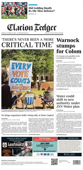 Cover of Clarion Ledger