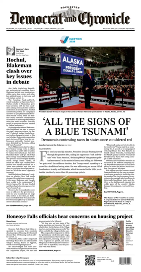 Cover of Democrat and Chronicle