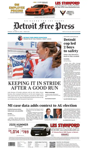 Cover of Detroit Free Press