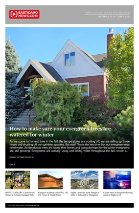 Cover of East Idaho News