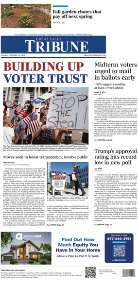 Cover of Great Falls Tribune