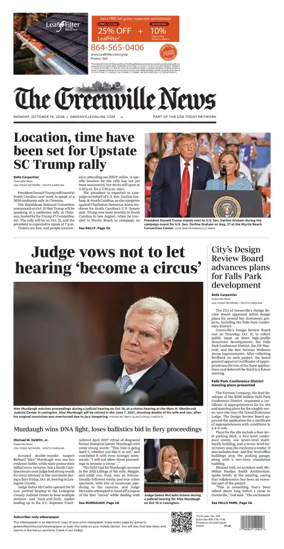 Cover of The Greenville News