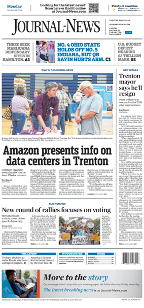 Cover of Hamilton Journal News