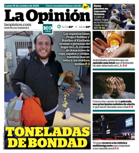 Cover of La Opinion