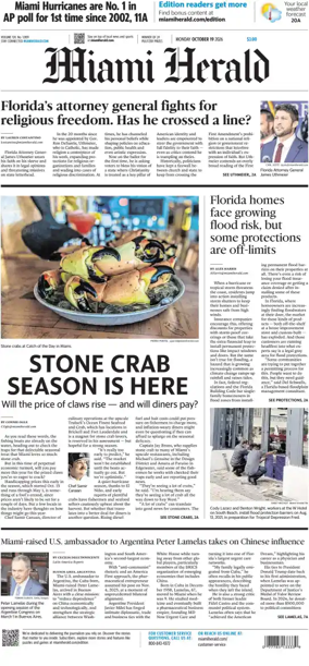 Cover of Miami Herald