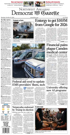 Cover of Northwest Arkansas Democrat-Gazette