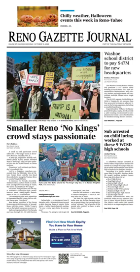 Cover of Reno Gazette Journal