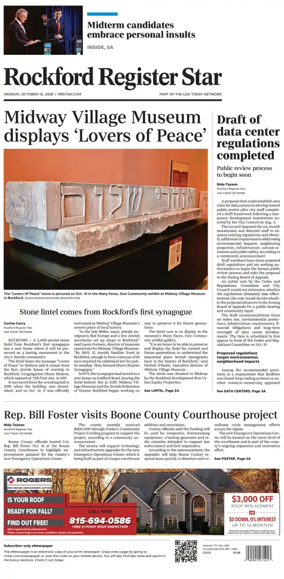 Cover of Rockford Register Star