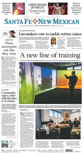 Cover of Santa Fe New Mexican