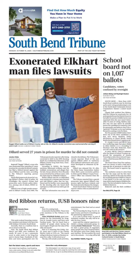 Cover of South Bend Tribune