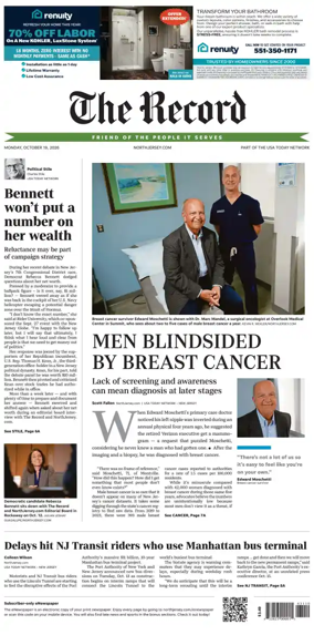 Cover of The Bergen Record