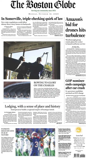 Cover of The Boston Globe