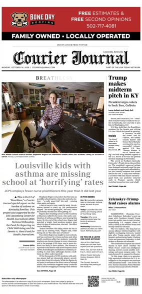 Cover of The Courier-Journal (Louisville)