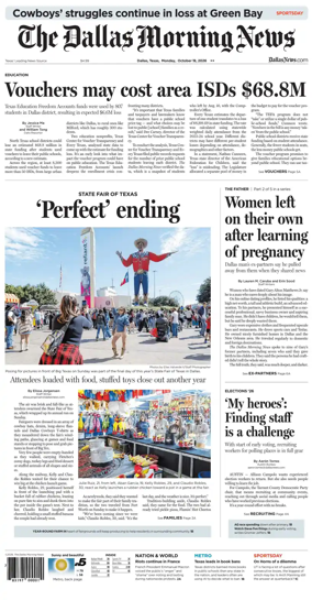 Cover of The Dallas Morning News