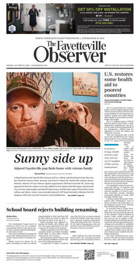 Cover of The Fayetteville Observer