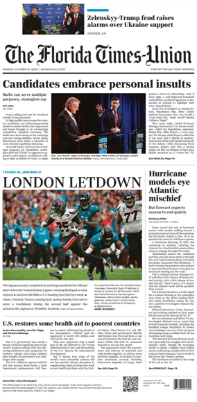 Cover of The Florida Times-Union
