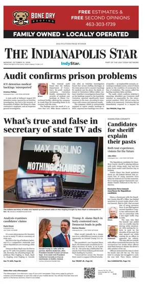 Cover of The Indianapolis Star