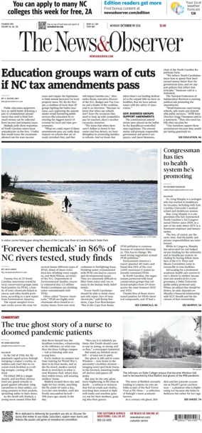 Cover of The News & Observer