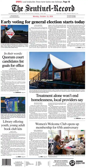 Cover of The Sentinel-Record