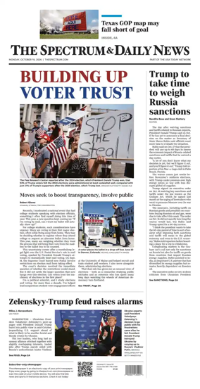 Cover of The Spectrum & Daily News
