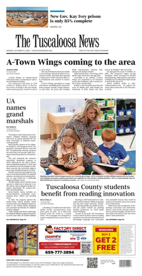 Cover of The Tuscaloosa News