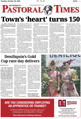 Cover of Deniliquin Pastoral Times