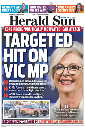 Cover of Herald Sun