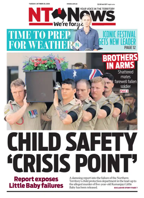 Cover of NT News