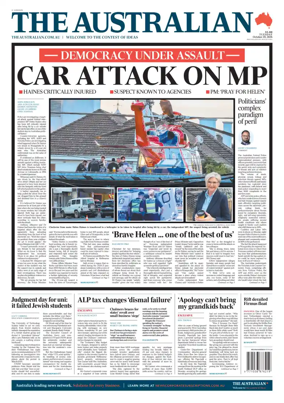 Cover of The Australian