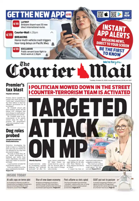 Cover of The Courier-Mail