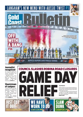 Cover of The Gold Coast Bulletin