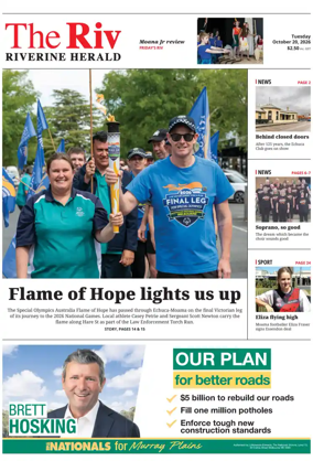 Cover of The Riverine Herald