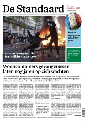 Cover of De Standaard