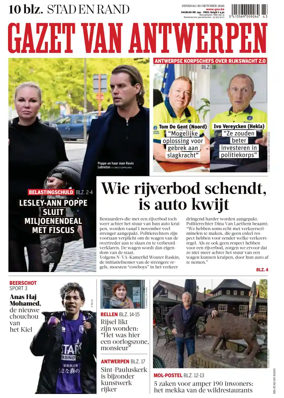 Cover of Gazet van Antwerpen Stad en Rand
