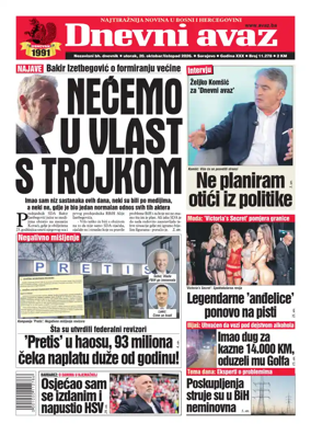 Cover of Dnevni avaz