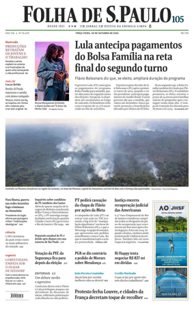 Cover of Folha de S.Paulo