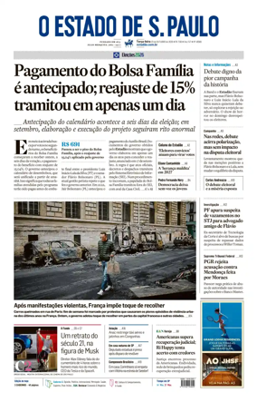 Cover of O Estado de S. Paulo
